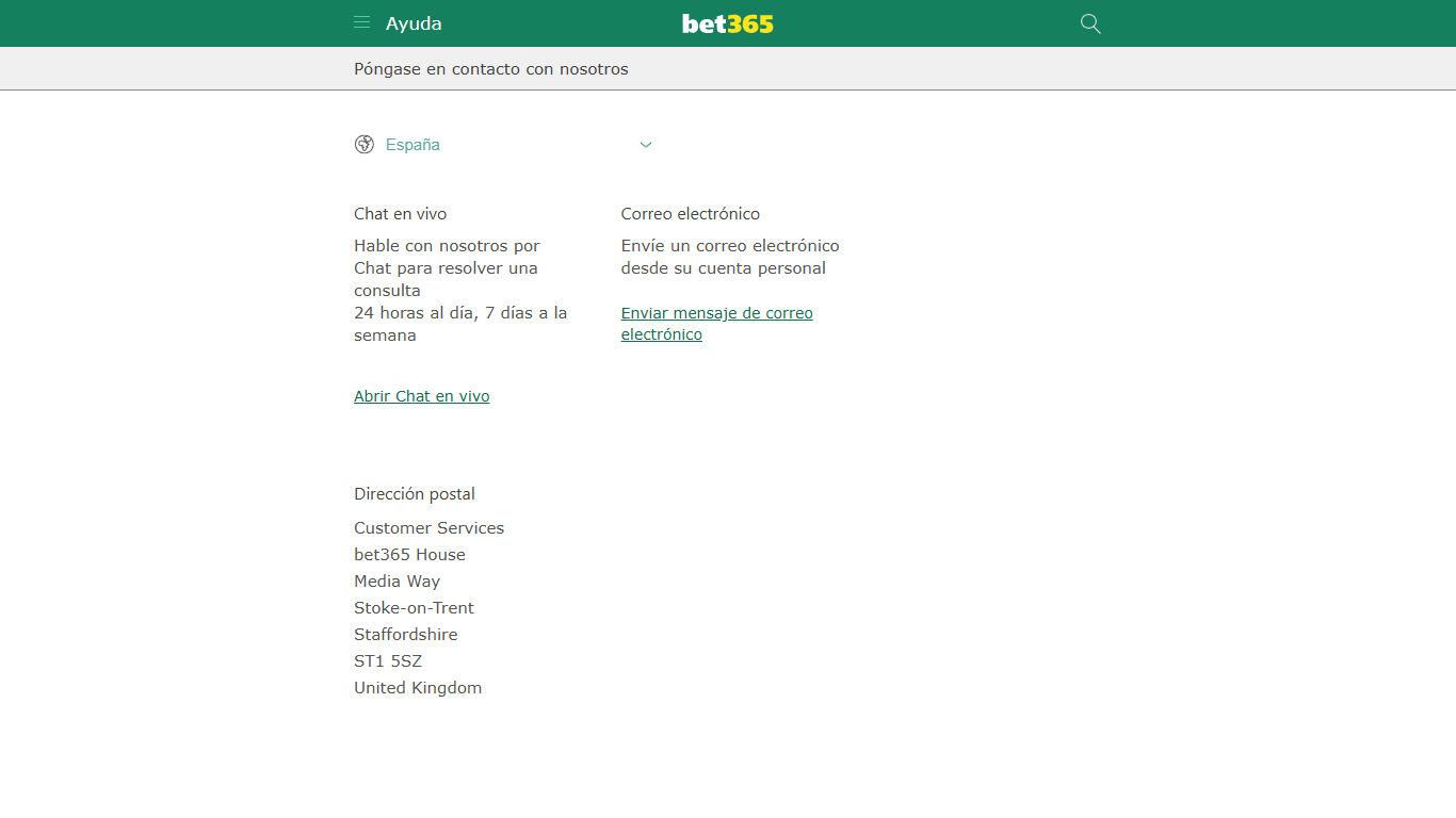 Bet365 Support Spain, olybet-site.com
