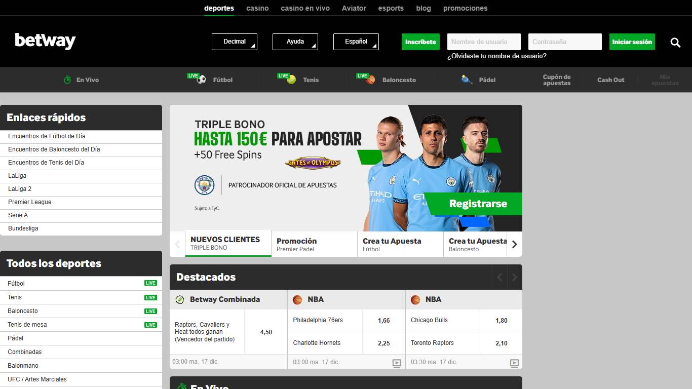 Betway Bookmaker España