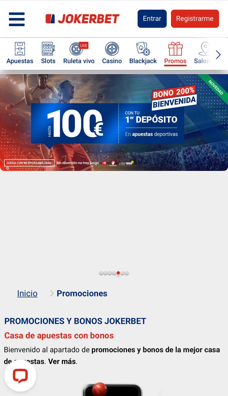 JOKERBET promociones