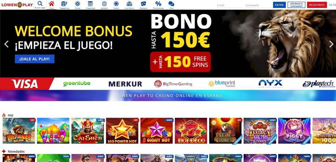 Lowen Play Casino Página principal