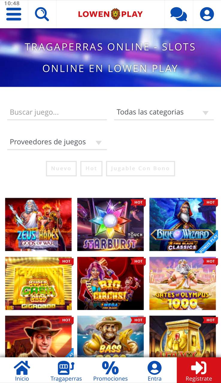 Tragaperras en Lowen Play Casino