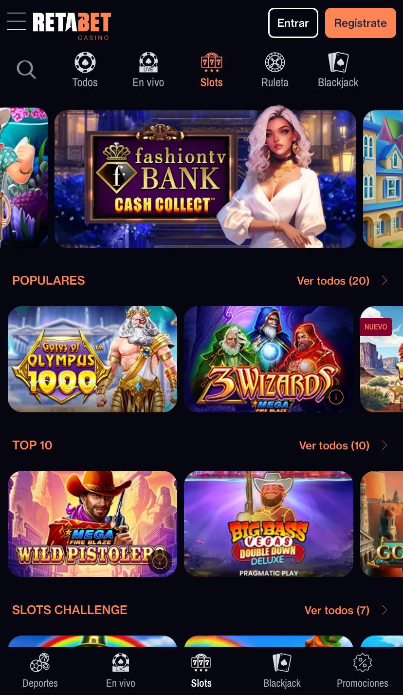 Slots en Retabet Casino