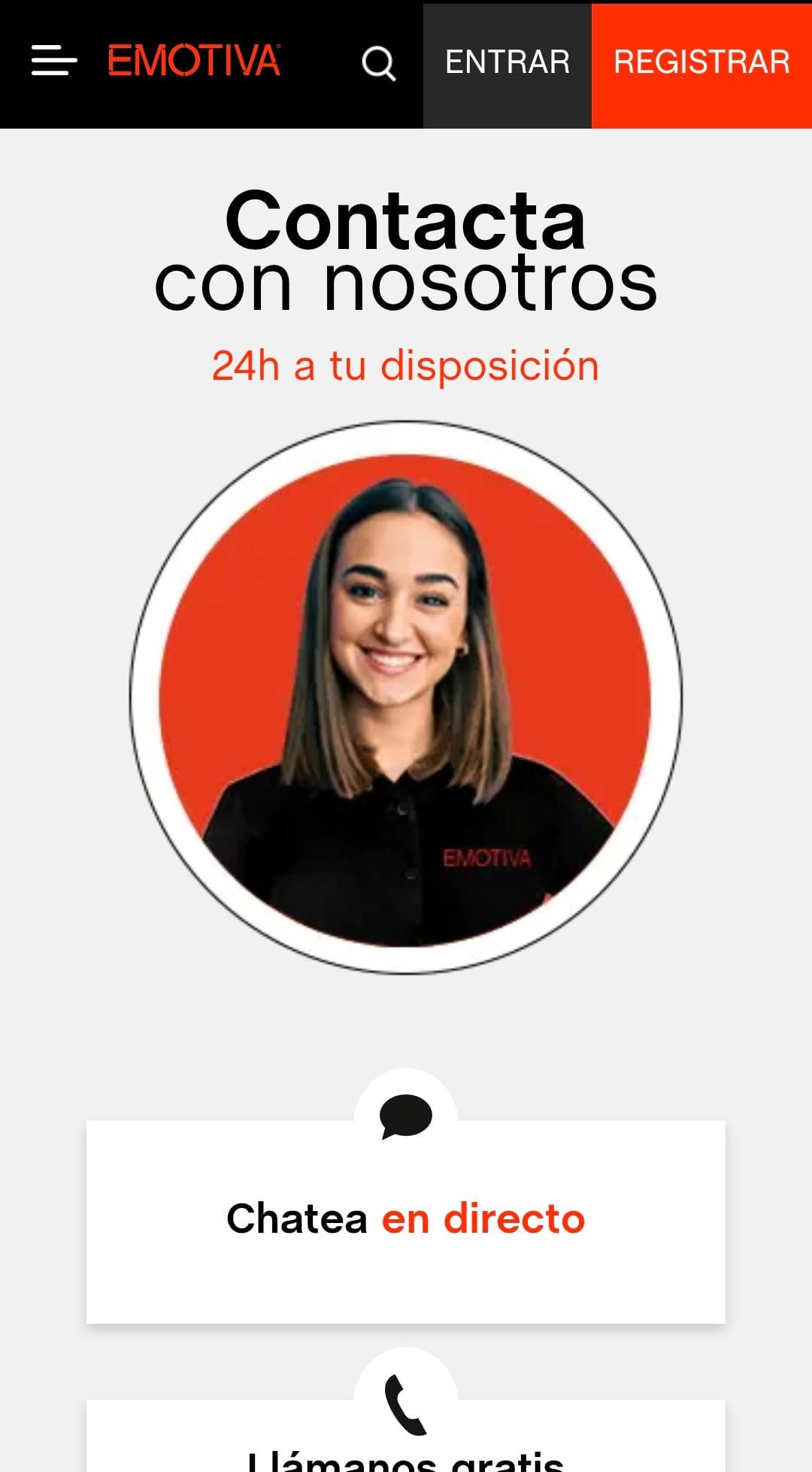 at cliente movil emotiva