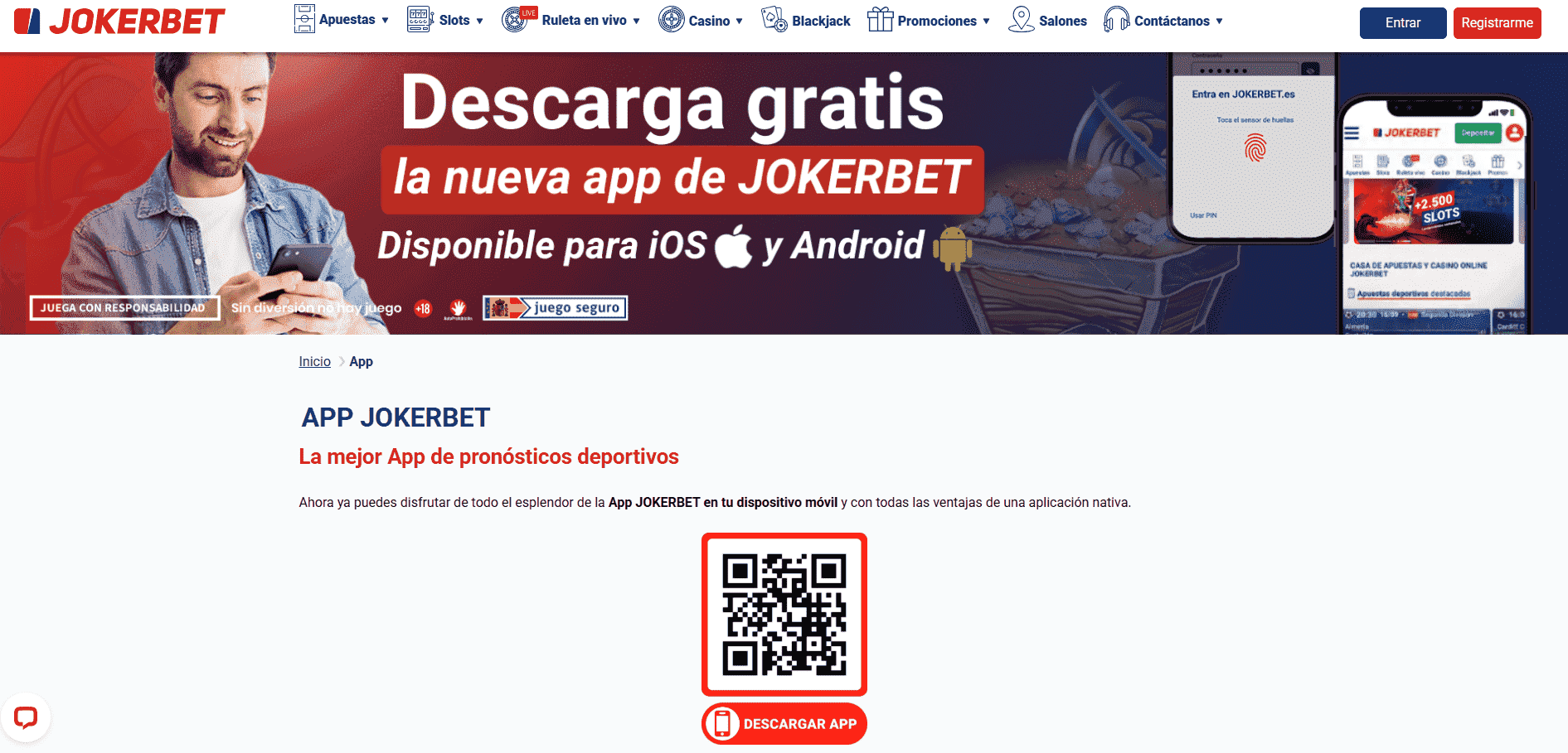 Descargar la app de JOKERBET