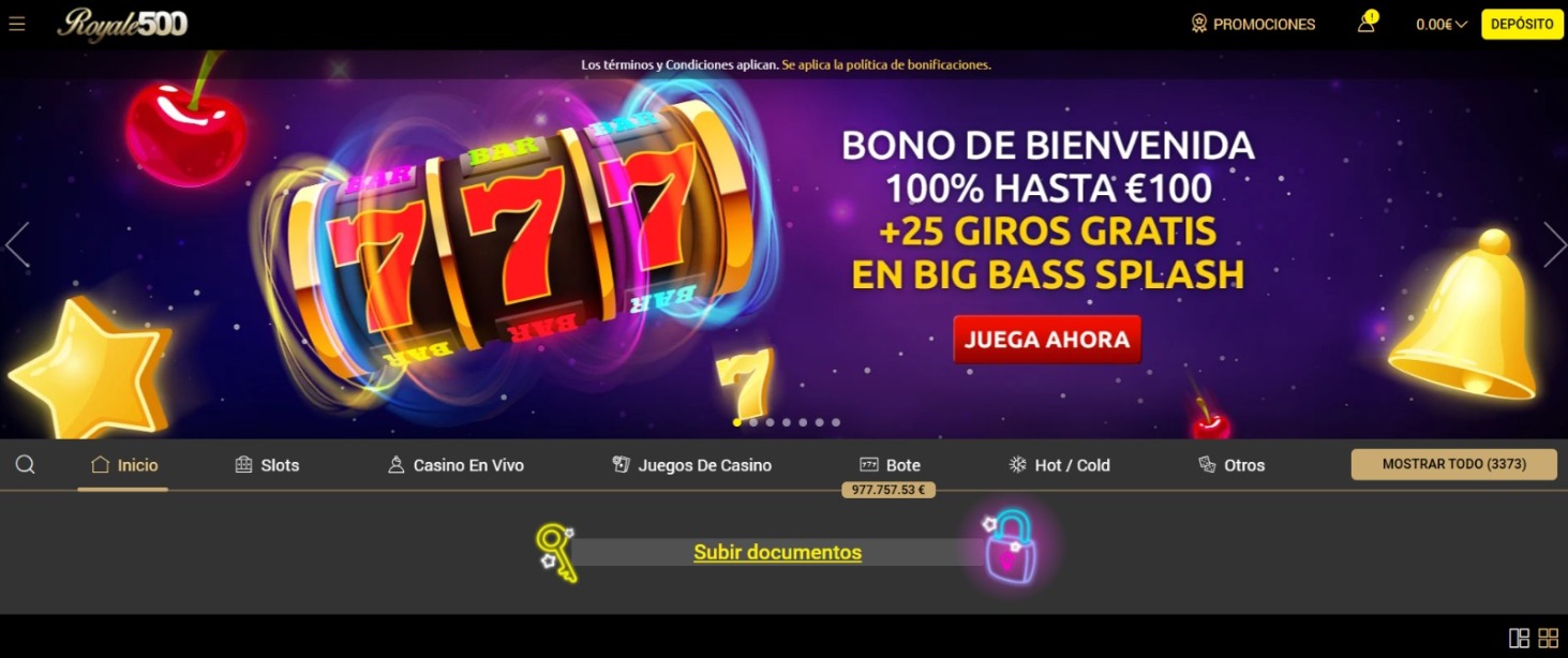 royale500 homepage pc