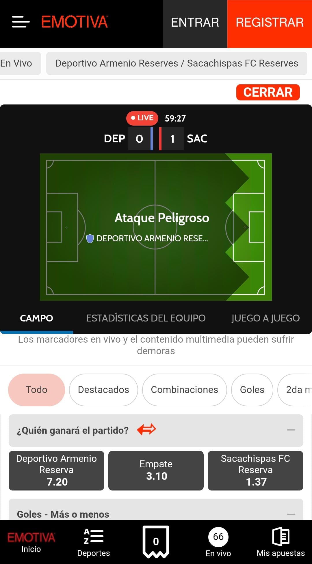 streaming movil emotiva